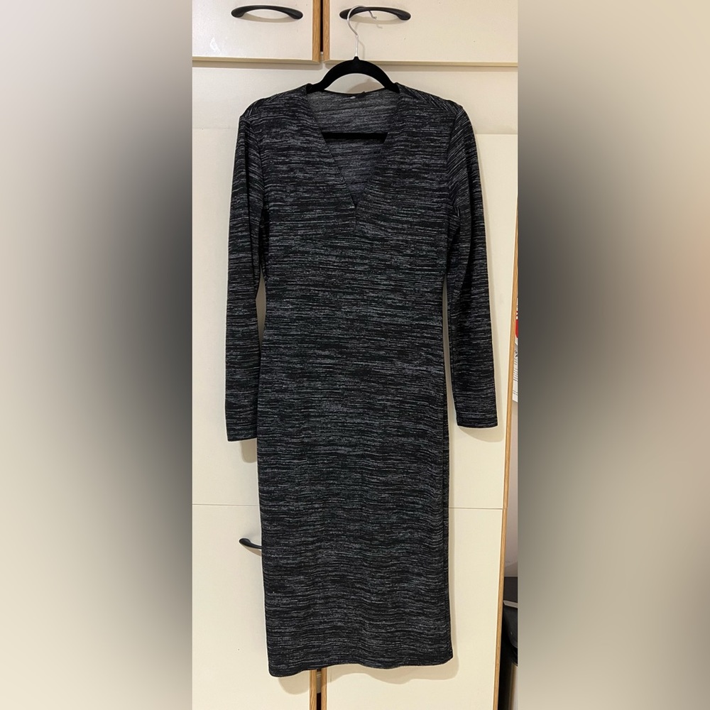 Beautiful grey and black dress
